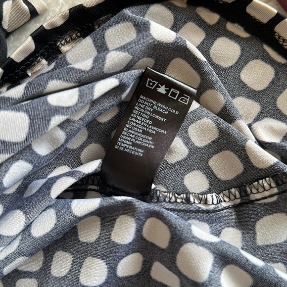 Perceptions New York Sleeveless Dress Black & Taupe Color Size Small - Picture 8 of 10